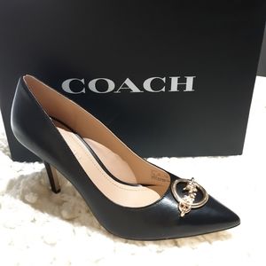 Coach Audrey Pump Black Heels NWT $228